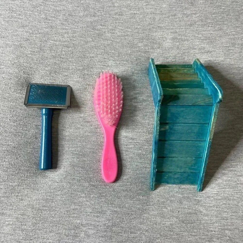 Petco Kaytee Small Animal Toy & Grooming Brushes 3 PCS. Set